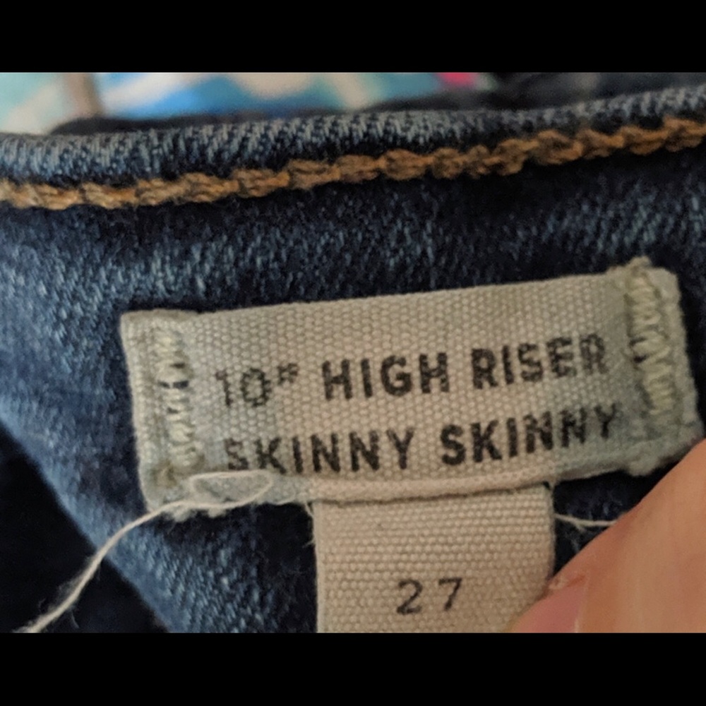 Madewell 10” High Riser skinny skinny